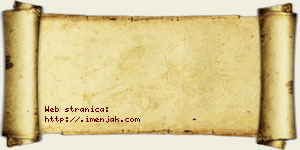 Mina Zečević vizit kartica